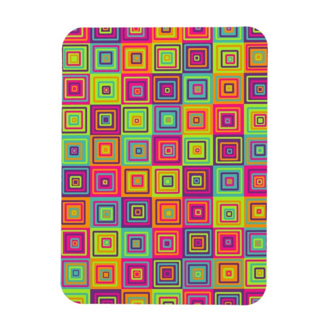 Squares Pattern Magnet (Vertikal)