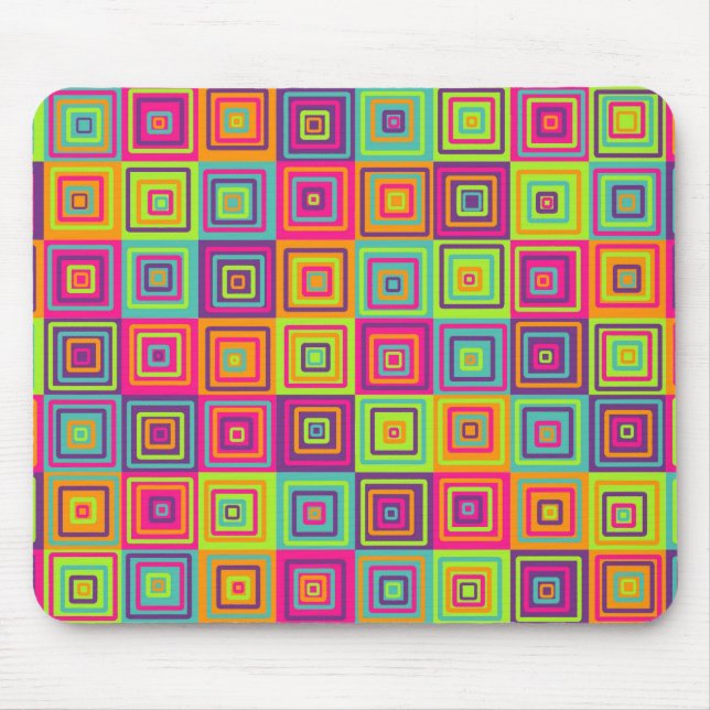 Squares Pattern Mousepad (Vorne)