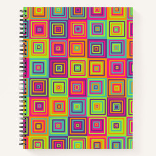 Squares Pattern Notizbuch
