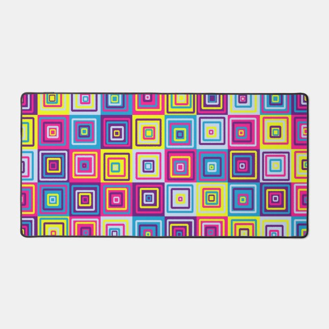 Squares Pattern Schreibtischunterlage (Vorderseite)
