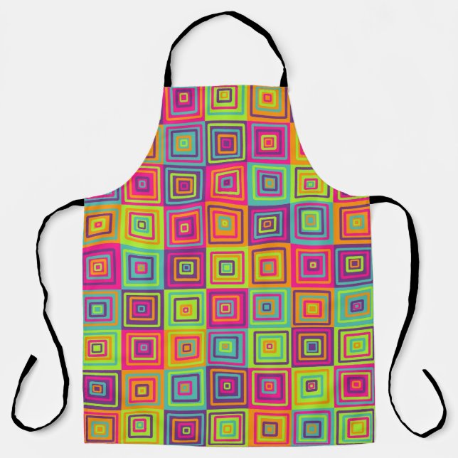 Squares Pattern Schürze (Vorderseite)