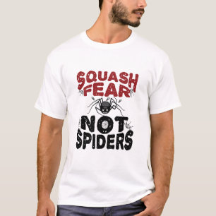 Squash Angst not Spiders Arachnid Arachnology T-Shirt