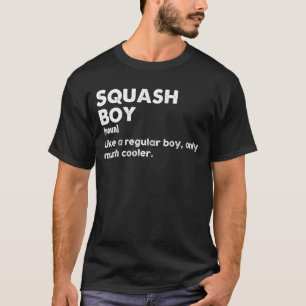 Squash Boy Definition Lustig Squash Sport Spieler T-Shirt
