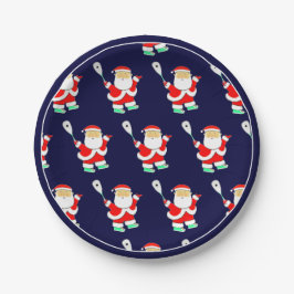 Squash Christmas Party Pappteller