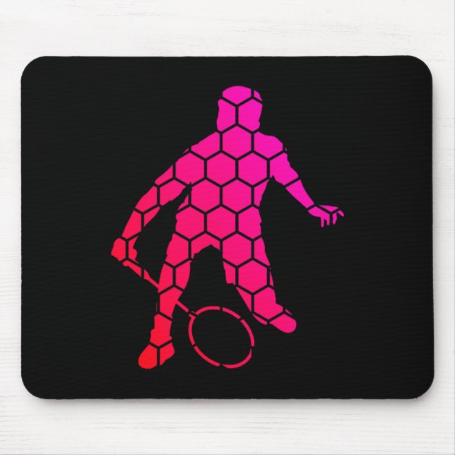 Squash Damen Herren Badminton Shuttle  Mousepad (Vorne)