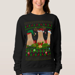 Squash Frucht Lover Xmas Santa Ugly Squash Christm Sweatshirt