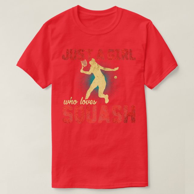 Squash Girl T-Shirt (Design vorne)