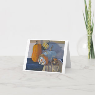 'Squash Harvest' - Erntedank Art Card Feiertagskarte