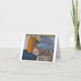 'Squash Harvest' - Erntedank Art Card Feiertagskarte