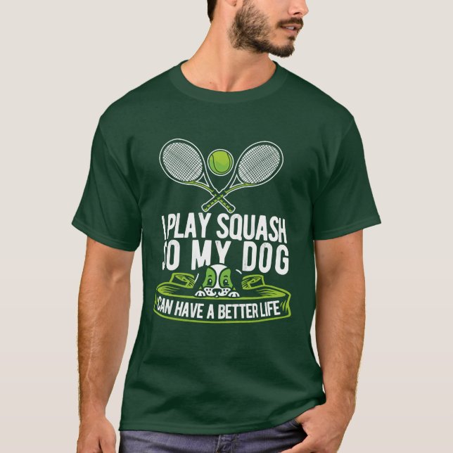 Squash Hunde Familie Vintag T-Shirt (Vorderseite)
