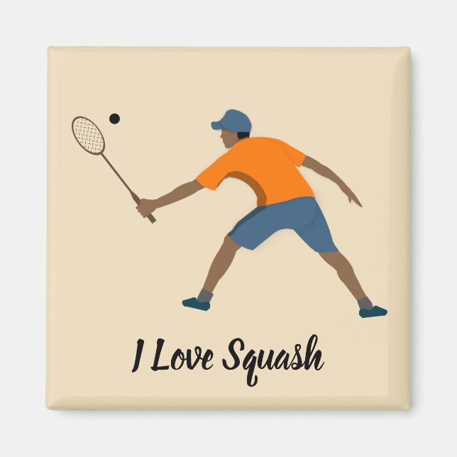 Squash Magnet (Vorne)