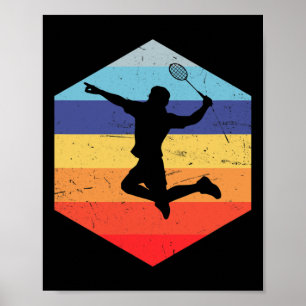 Squash Men Badminton Player 1 Poster