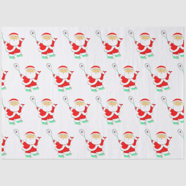 Squash Player Holiday Gift Seidenpapier (Vorderseite)