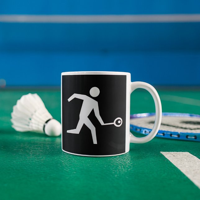 Squash-Player-Symbol Kaffeetasse (Von Creator hochgeladen)
