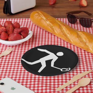 Squash-Player-Symbol Pappteller