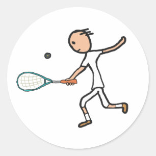 Squash Runder Aufkleber
