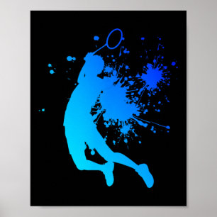 Squash Shuttle Damen Badminton Herren Poster
