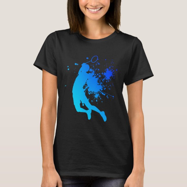 Squash Shuttle Damen Badminton Herren  T-Shirt (Vorderseite)