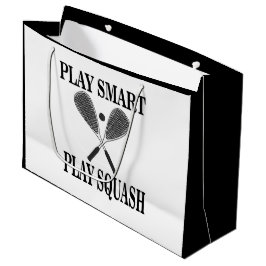 Squash Sport Player Geburtstag Große Geschenktüte