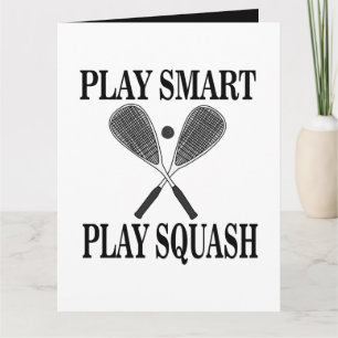 Squash-Sportler-Geburtstag Karte