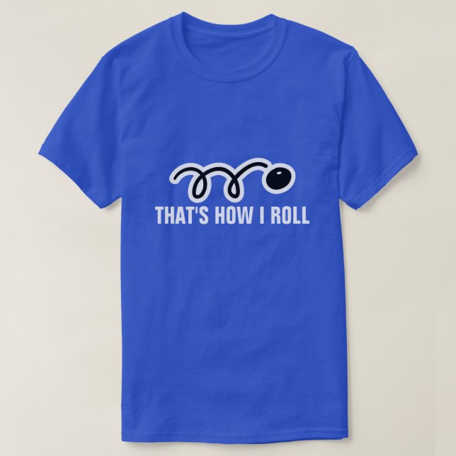 Squash T-Shirt mit lustigem Slogan und Ball (Design vorne)