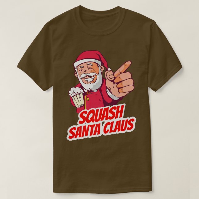 Squash Weihnachtsfeiertag - Squash Playa T-Shirt (Design vorne)