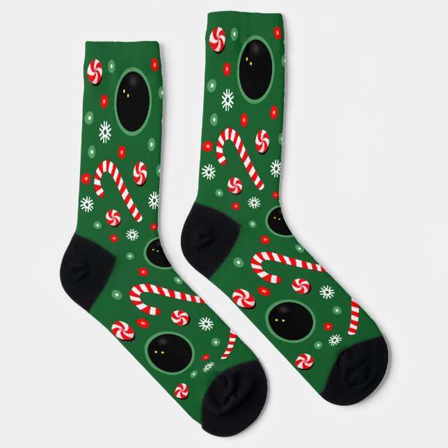 Squash-Weihnachtsgeschenksocken Socken (Rechts)