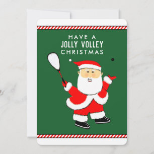 Squashplayer Christmas Feiertagskarte