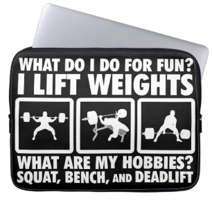 Squat, Bench, Deadlift - Kräftiges Motivierend Laptopschutzhülle