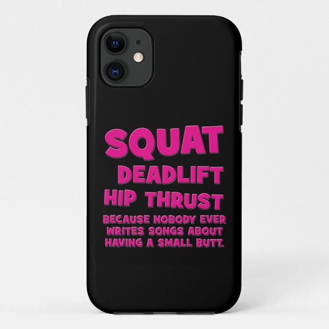 Squat, Deadlift, Angesagter Trubel, Hintern - Frau Case-Mate iPhone Hülle (Rückseite)