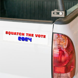 Squatch die Wahl 20? Wahlkampagne Autoaufkleber