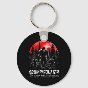 Squatch Funny Bigfoot Vater Sasquatch Yeti Fathers Schlüsselanhänger