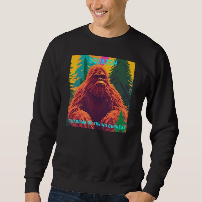 Squatch Guardian der Wildnis Sweatshirt (Vorderseite)