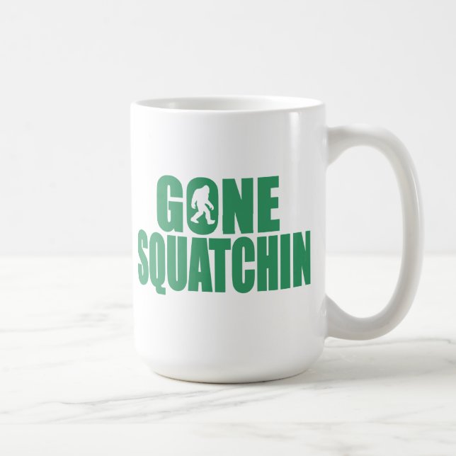 SQUATCH mögen ein PRO in Bobo GEGANGENEM SQUATCHIN Kaffeetasse (Rechts)