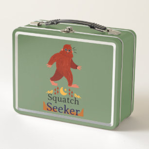 Squatch Seeker großer Fuß Metall Brotdose