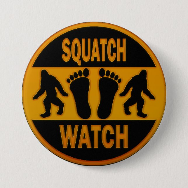 Squatch Uhr Button (Vorderseite)