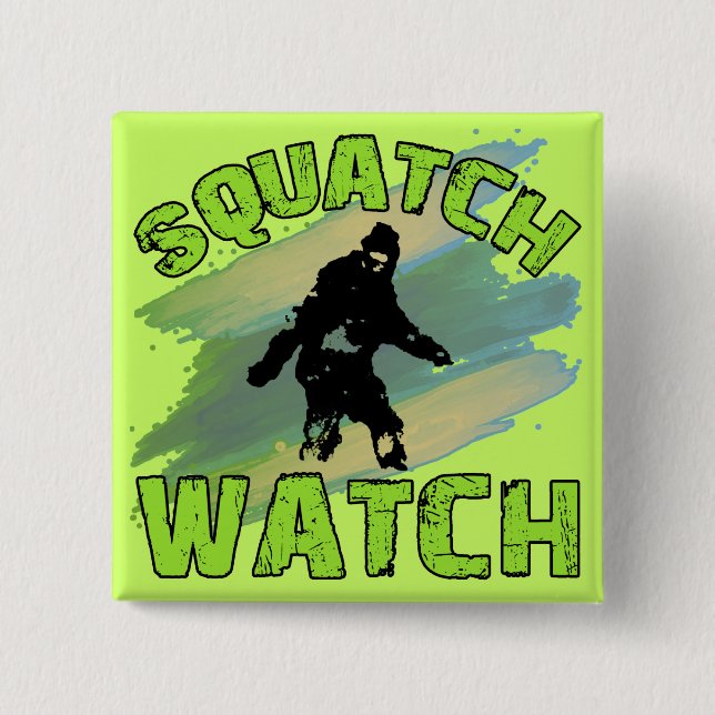 Squatch Uhr Button (Vorderseite)