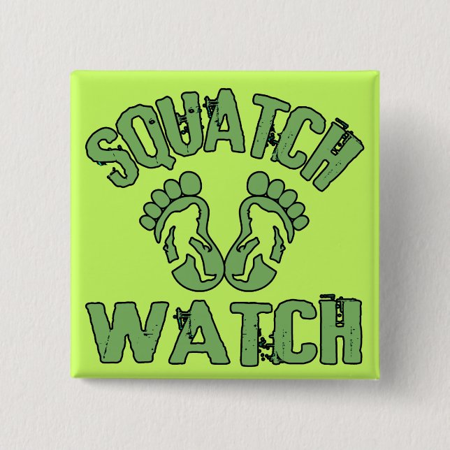 Squatch Uhr Button (Vorderseite)