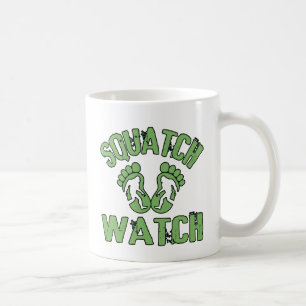 Squatch Uhr Kaffeetasse