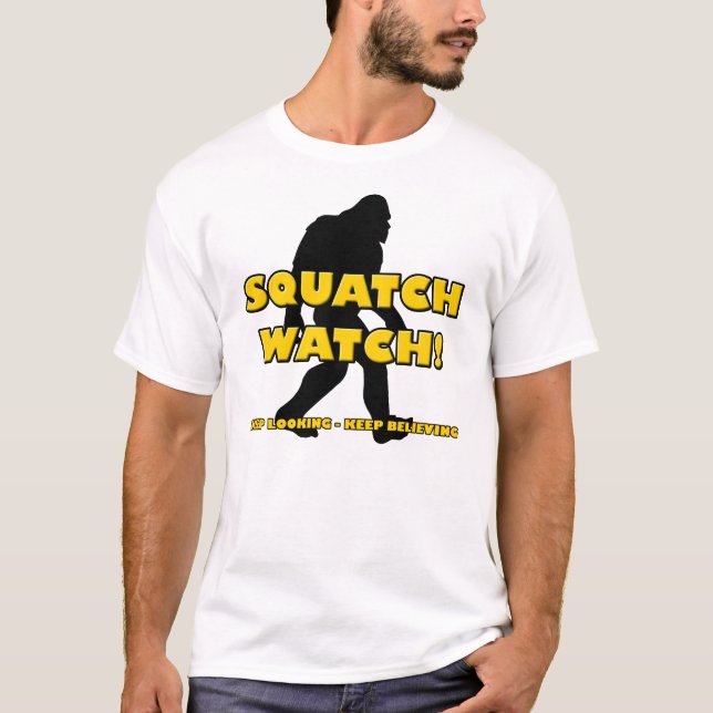 Squatch Watch Funny Sasquatch Bigfoot Yeti Shirt (Vorderseite)