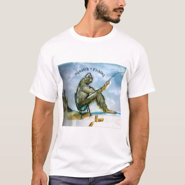 Squatchfishing T-Shirt (Vorderseite)