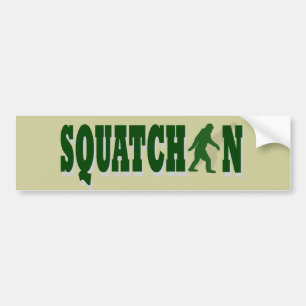 Squatchin Autoaufkleber