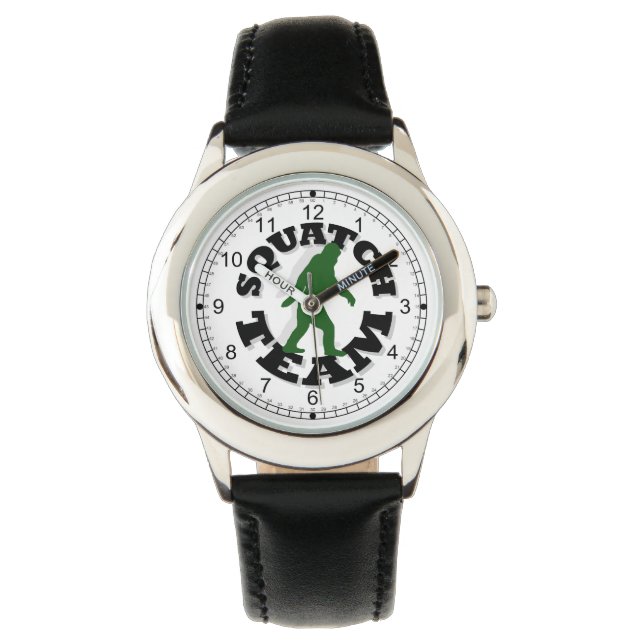 Squatchin-Squatchin-Team Armbanduhr (Vorderseite)