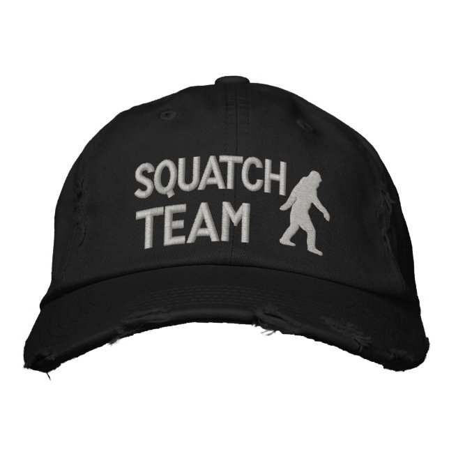 Squatchin-Squatchin-Team Bestickte Kappe (Vorderseite)