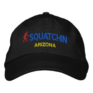 Squatchin und Ihr Staat personalisiert Bestickte Baseballkappe