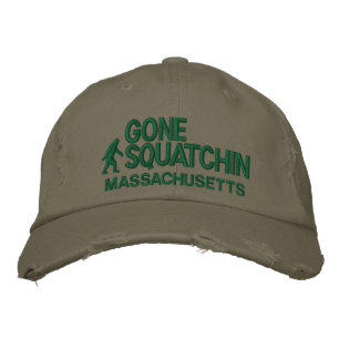 Squatchin und Ihr Staat personalisiert Bestickte Kappe