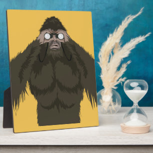 Squatchin 'Watchin' Bigfoot Liebe Fotoplatte