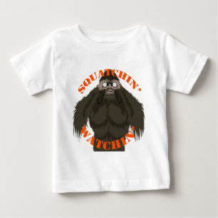 Squatchin' Watching Baby T-shirt
