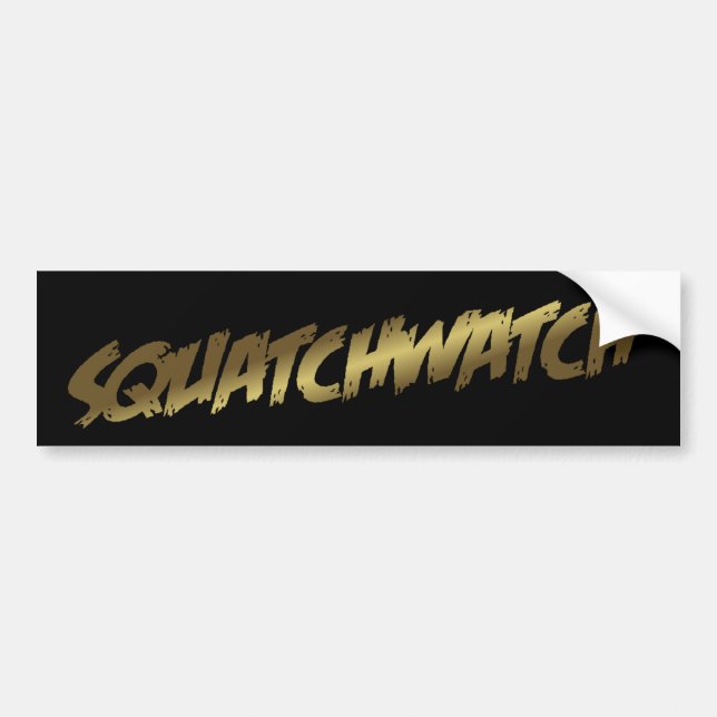 SQUATCHWATCH Sasquatch Autoaufkleber (Vorne)