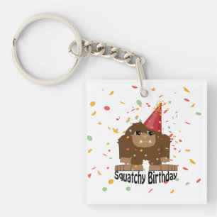 Squatchy Birthday Schlüsselanhänger